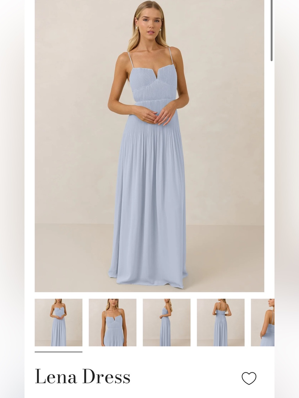 Park & Fifth Lena Maxi Dress - Light Blue